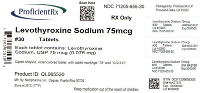 71205-655-30 (Levo 75 Mcg 90s)